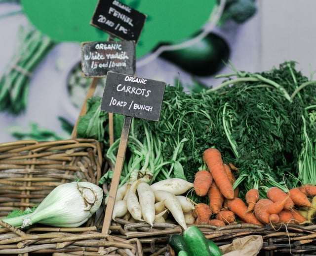 Vegetables for sale