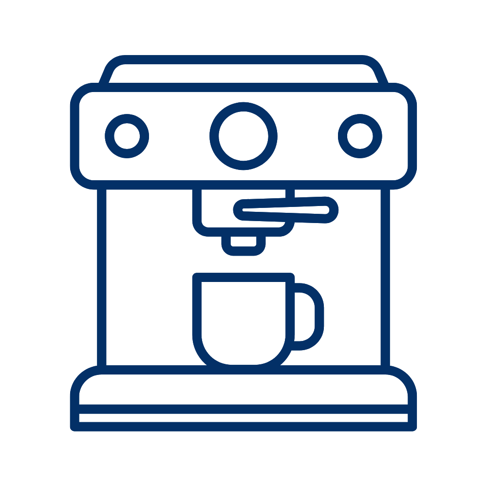 An icon of a coffee machine