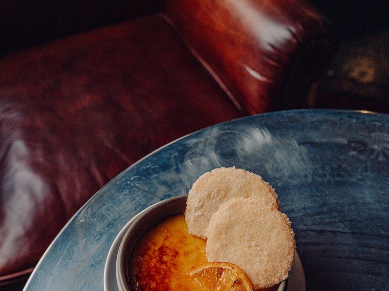 A dessert at The Old Vic