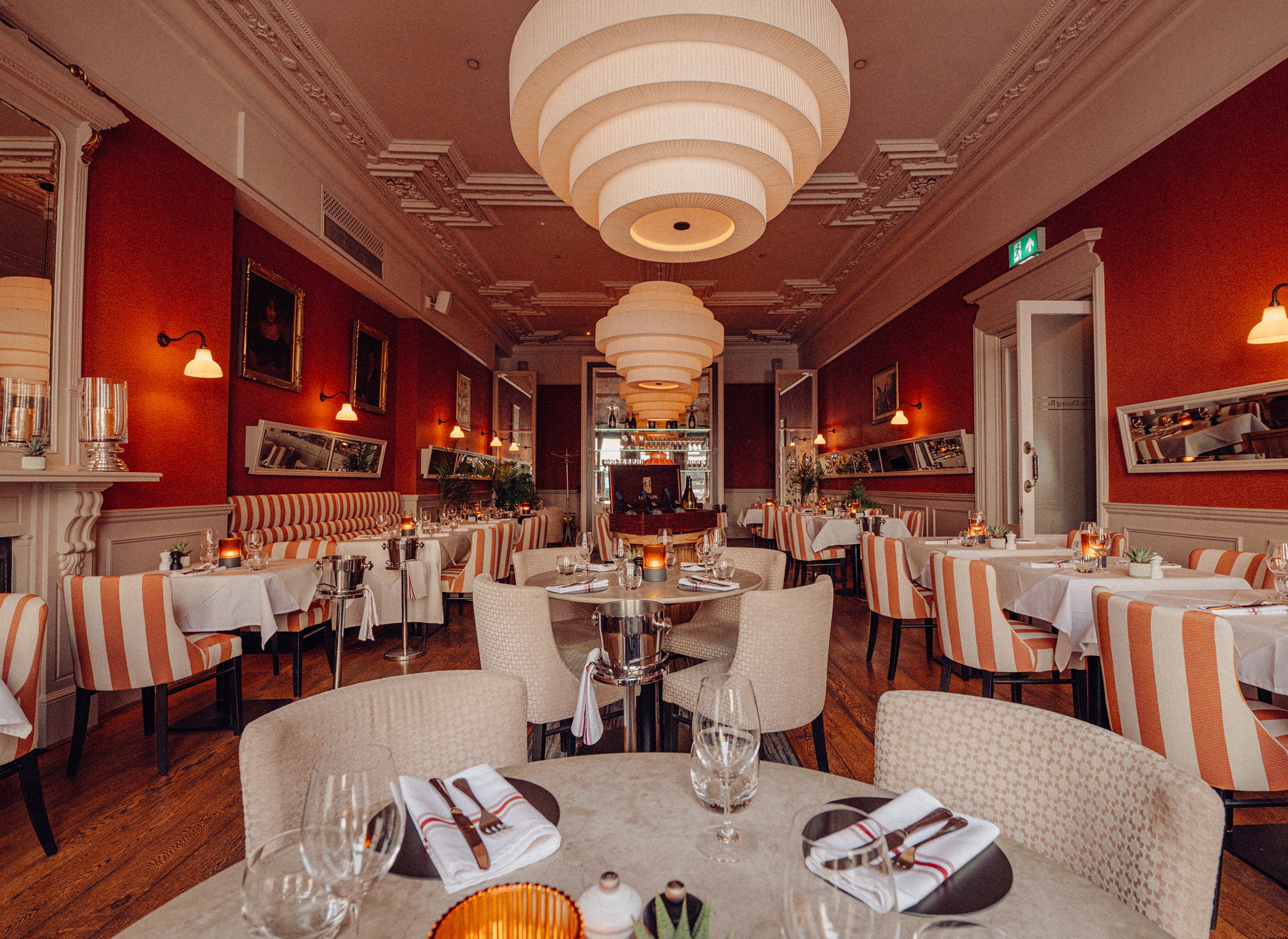 The interior of The Dining Room at Beresford House