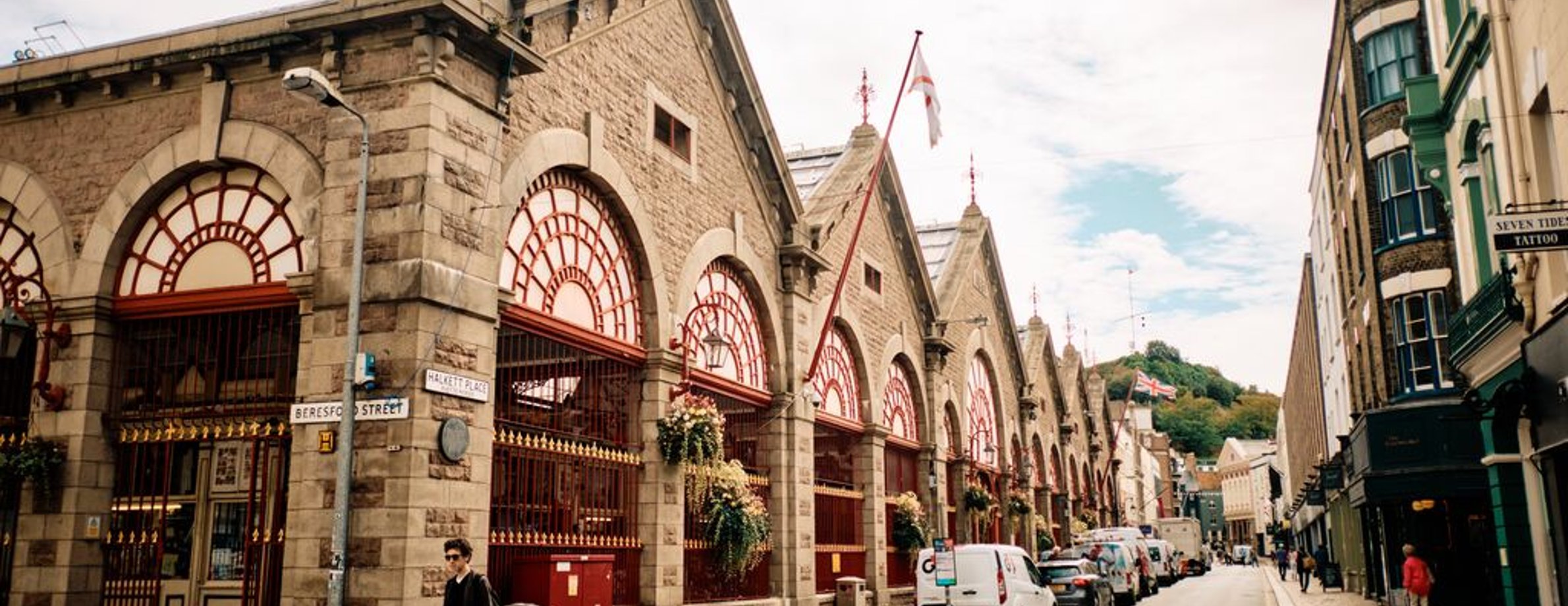 The Victorian Market building, adjacent to Beresford House