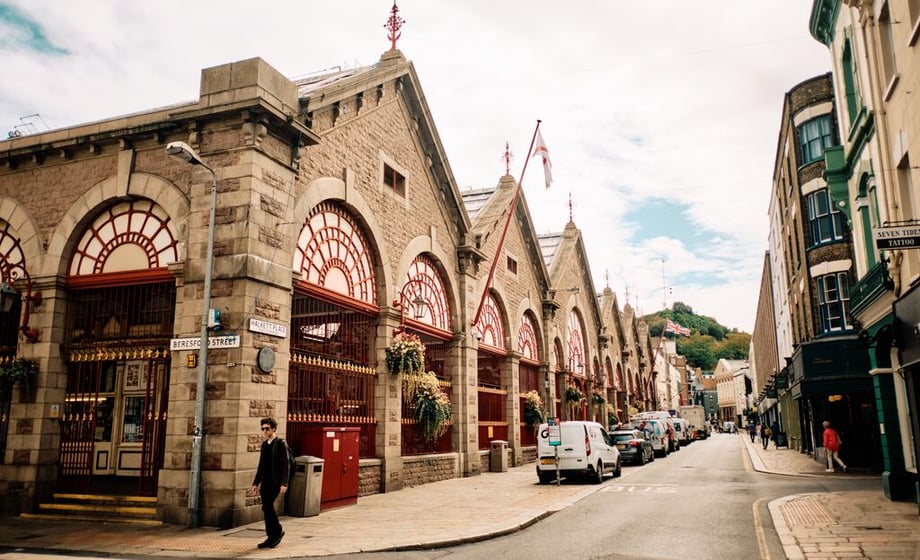 The Victorian Market building, adjacent to Beresford House