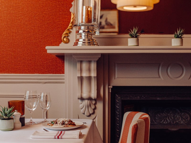 A table in the Dining Room at Beresford House